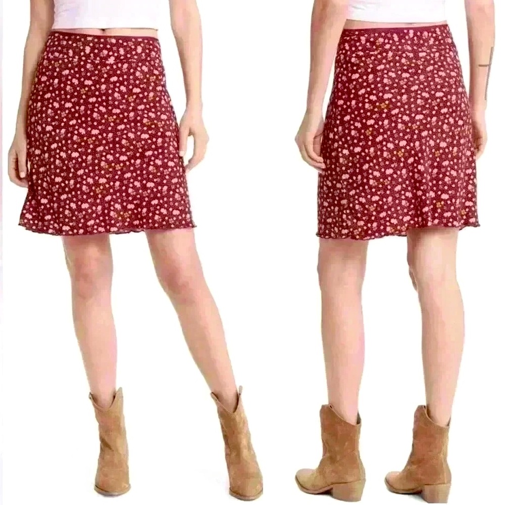 Free People IRL Floral Skirt NWOT - Picture 5 of 8